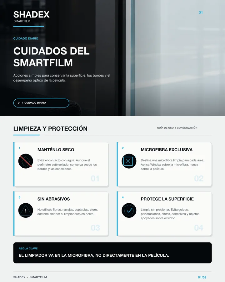 Cuidados SmartFilm